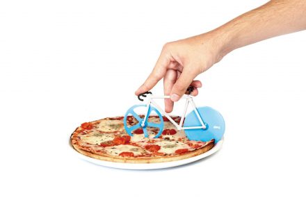 Mini bicicleta cortadora de pizza