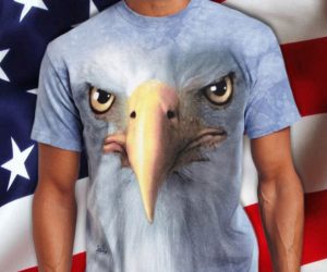 Camiseta águila calva americana