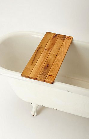 Bandeja de madera para bañera