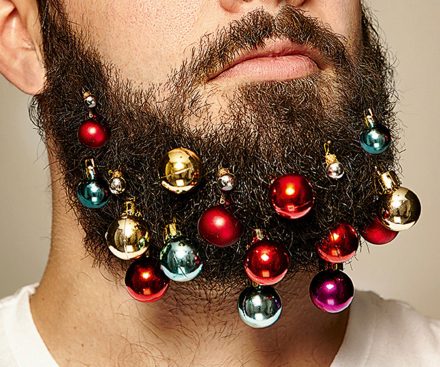 Adornos de Navidad para barba