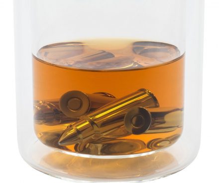 Piedras de whisky con forma de bala