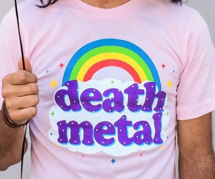 Camisa de arco iris de Death Metal