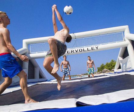 Pista inchable de voleibol Supervolley