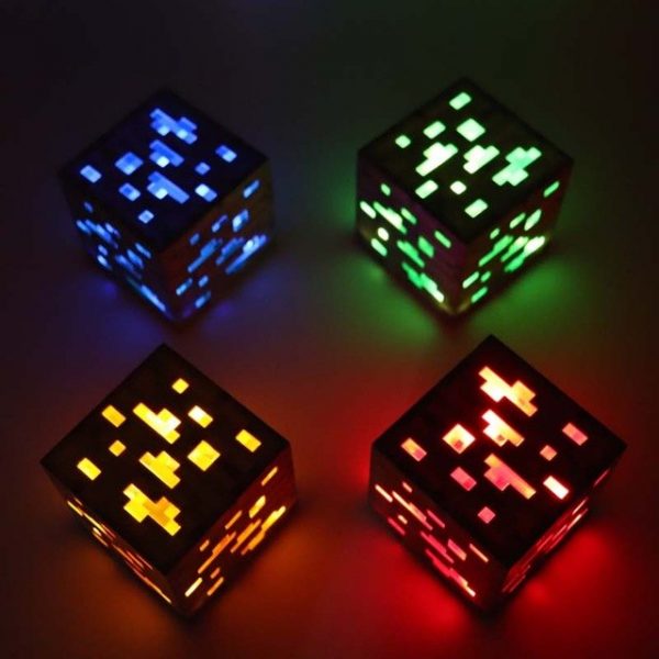 Luz de noche de bloque de mineral de Minecraft