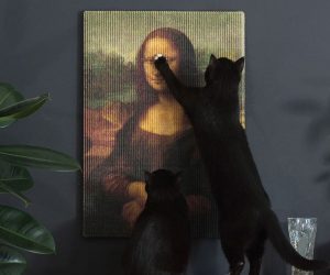 Rascador para gato de la Mona Lisa