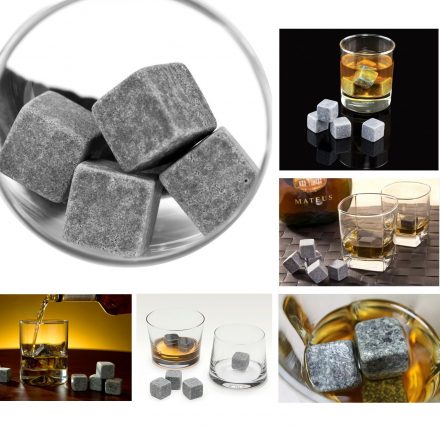 Piedras naturales para enfriar el whisky