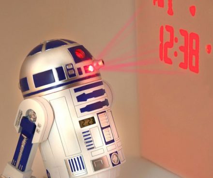 Proyector despertador R2-D2 de la Guerra de las Galaxias
