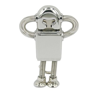 Unidad USB de metal con forma de Robot