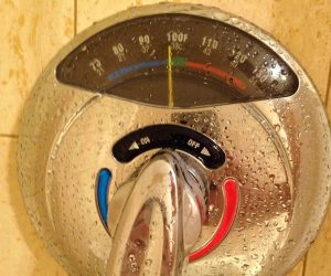 Válvula de agua calibradora de temperatura