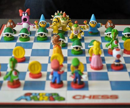 Tablero de ajedrez de Super Mario Bros