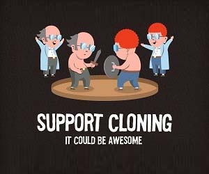 Camiseta de Apoyo a la clonación