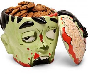 Tarro para galletas de cabeza de zombi