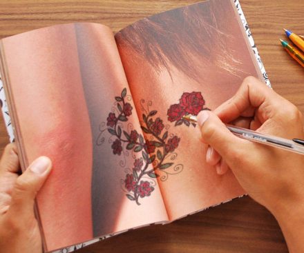 Cuaderno para práctica de tatuaje