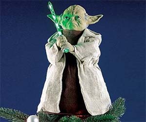 Tope para árbol de navidad de Yoda