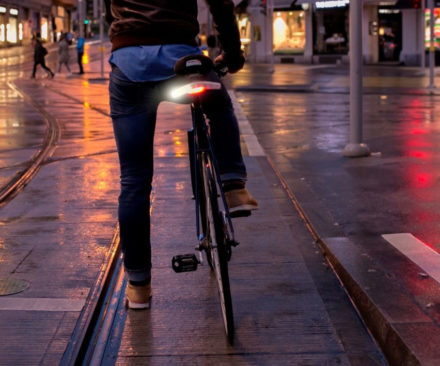 Luces intermitentes para bicicleta