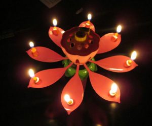 Velas mágicas flor de loto