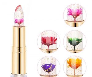 Lápices de labios de flor