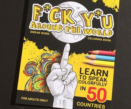 Libro para colorear de palabras groseras globales