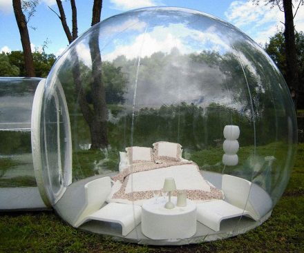 Tienda de campaña de burbuja