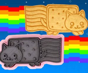 Cortador de galletas gato Nyan