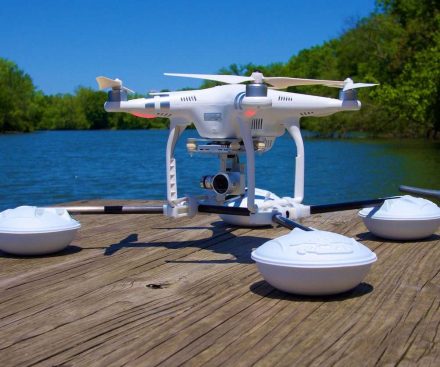 Sistema de aterrizaje acuático para dron