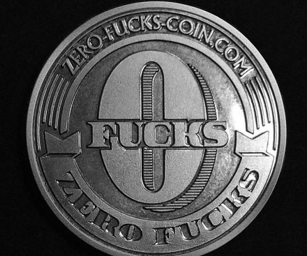 Monedas Zero Fucks Given