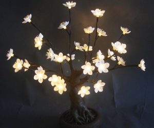 Bonsai de flores LED
