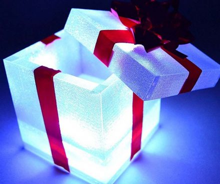 Cajas de regalo luminosas