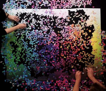 Puzzles de colores CMYK