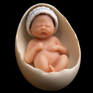 Esculturas realistas de bebés en miniatura