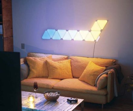 Paneles modulares inteligentes de iluminación