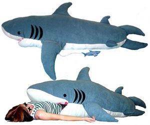 Saco de dormir de tiburón