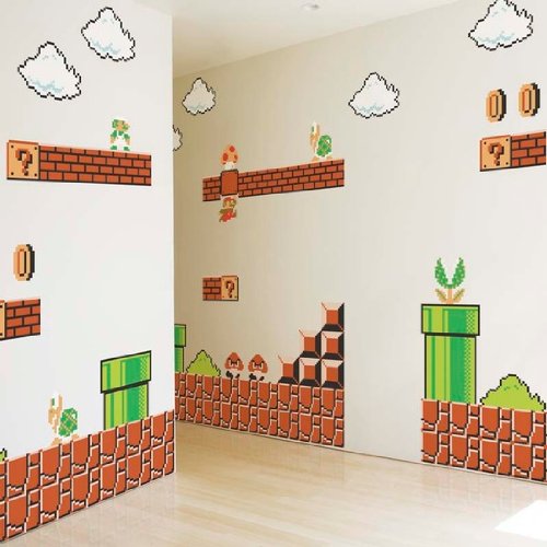 Pegatinas de pared de Super Mario
