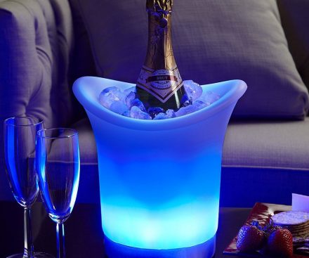 Cubitera con LEDs para Champagne