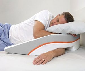 Almohada en cuña para sueño lateral