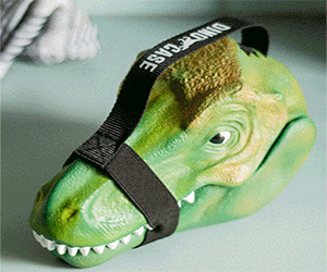 Fiambrera de cabeza de dinosaurio