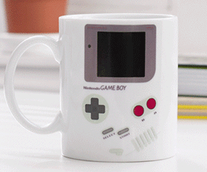 Taza de café Game Boy reactiva al calor