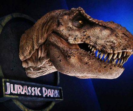 Busto de T-Rex de Parque Jurásico