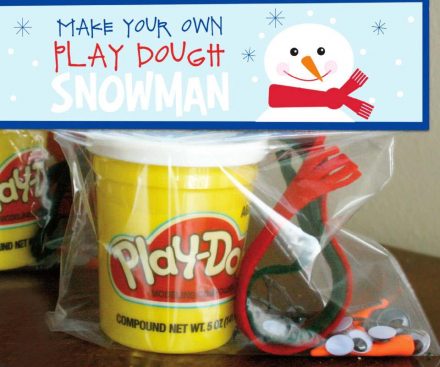 Bolsa de toppers kit de muñeco de nieve Play-Doh DIY