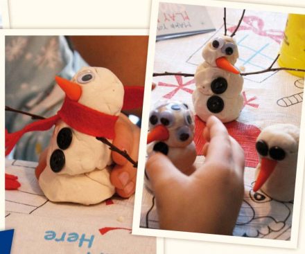Bolsa de toppers kit de muñeco de nieve Play-Doh DIY