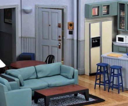 Réplica en miniatura del apartamento de Seinfeld