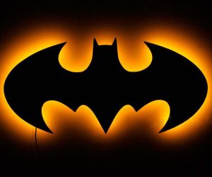 Lámpara de la señal de Batman
