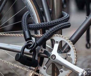 Candado para bicicleta de textiles de alta tecnología