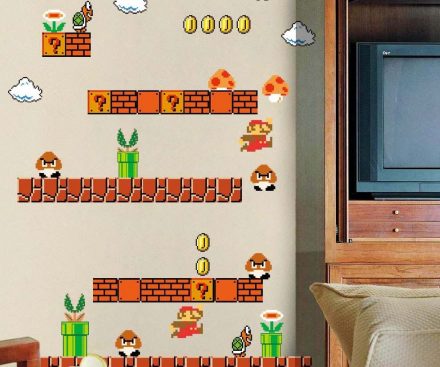 Calcomanías para pared de Super Mario Bros