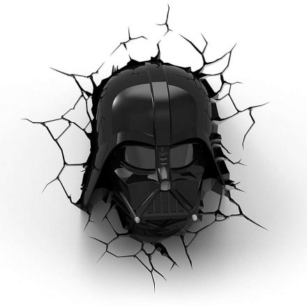Lámpara de Darth Vader en 3D para pared
