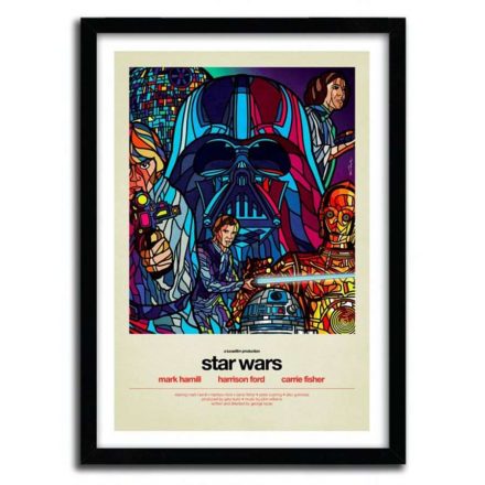 Impresión del cartel de la película de Star Wars