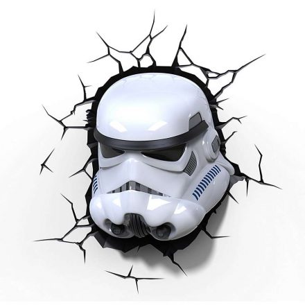 Lámpara ambiental casco de Stormtrooper 3D para pared 1