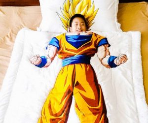 Cubierta de cama de Goku super Saiyan