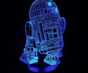 Lámparas de Star Wars de acrílico con efecto 3D