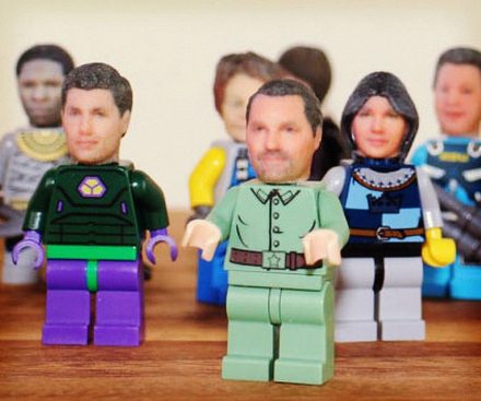 Muñecos personalizados de LEGO en 3D